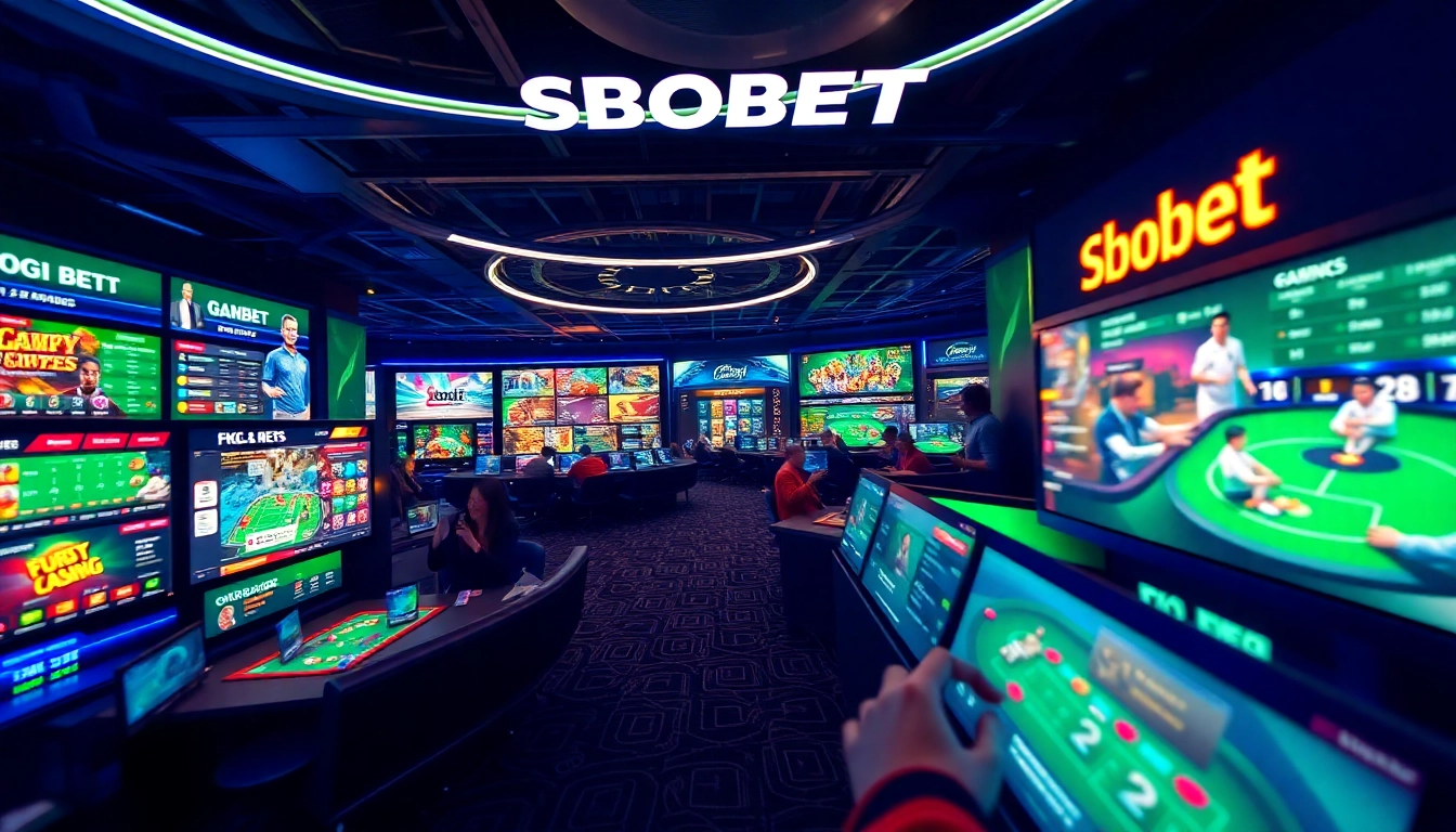SBOBET.dance showcases an exciting digital gambling environment, highlighting diverse gaming options and engaged players.