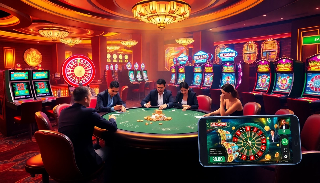 Experience the excitement of MEGA888 APK through engaging casino gameplay.