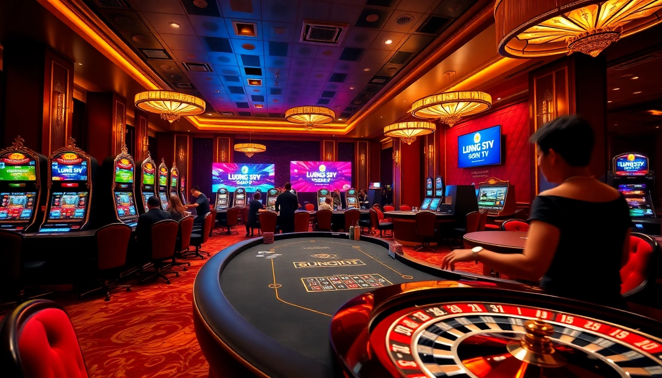 Experience thrilling gaming moments at Luong Son TV with top-tier casino visuals and engaging environments.